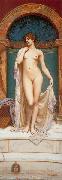 John William Godward Venus at the Bath oil on canvas